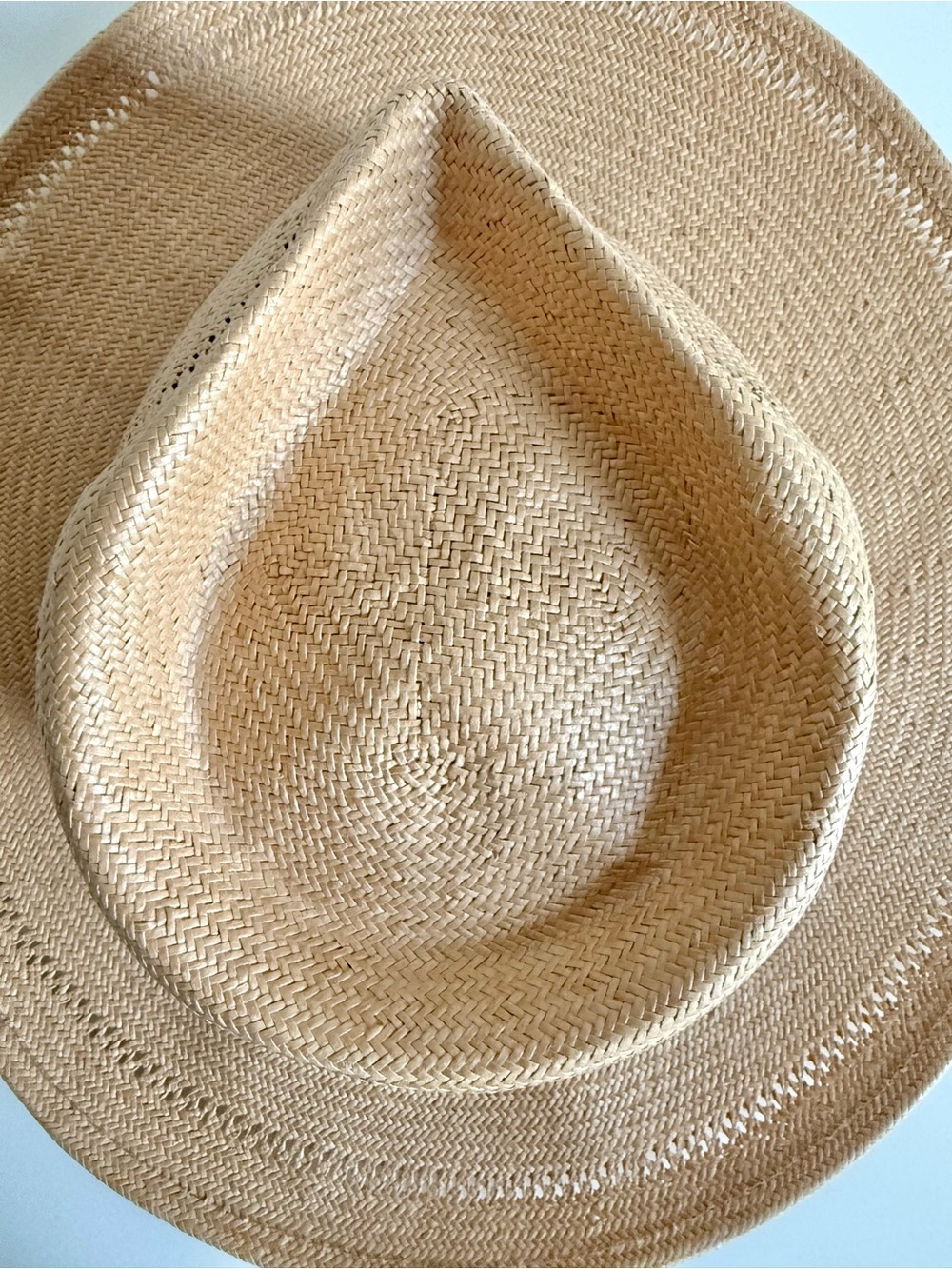 Gigi Pip Arlo Rancher Fedora Straw Hat In Honey Boho Summer Beach Size 57 - Picture 14 of 16